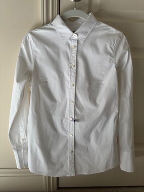 Banana Republic Women's White Button-Down Shirt